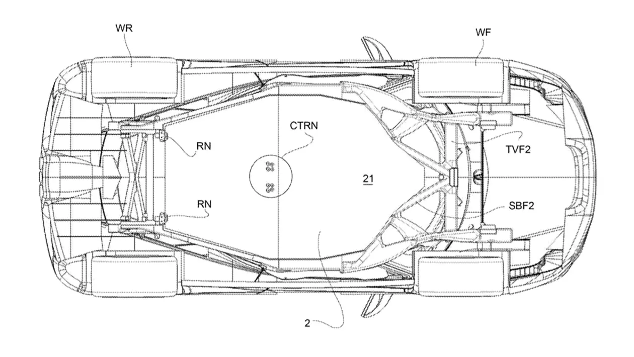 Ferrari E-Sportwagen Patent 