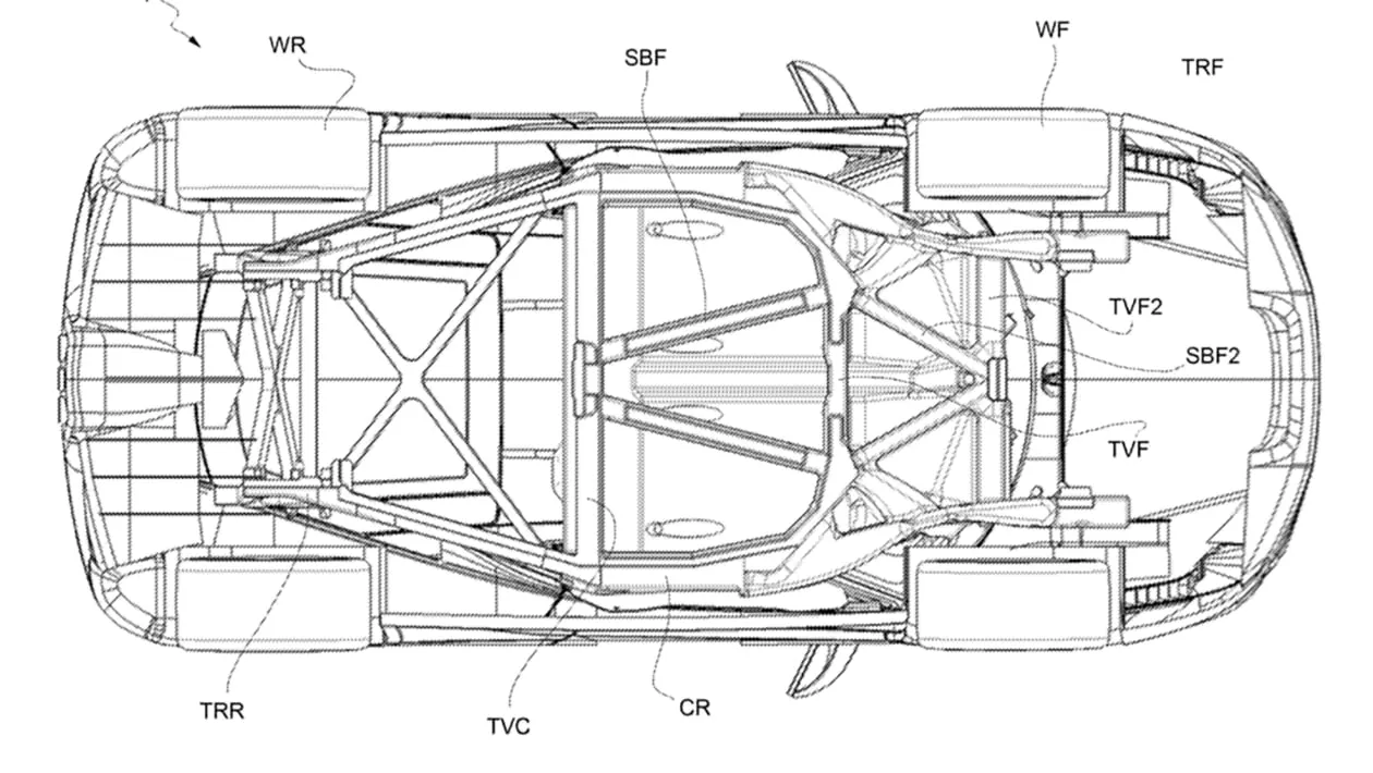 Ferrari E-Sportwagen Patent