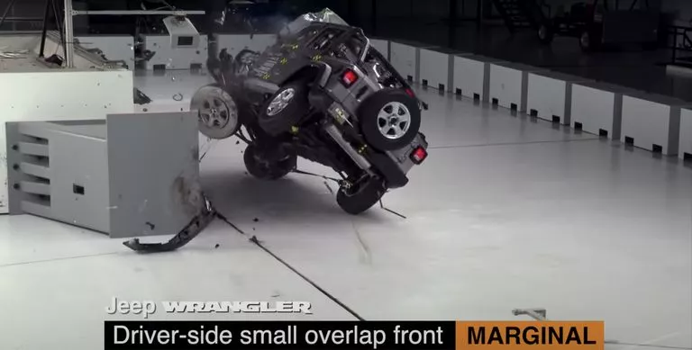 Jeep wrangler 2019 crashtest