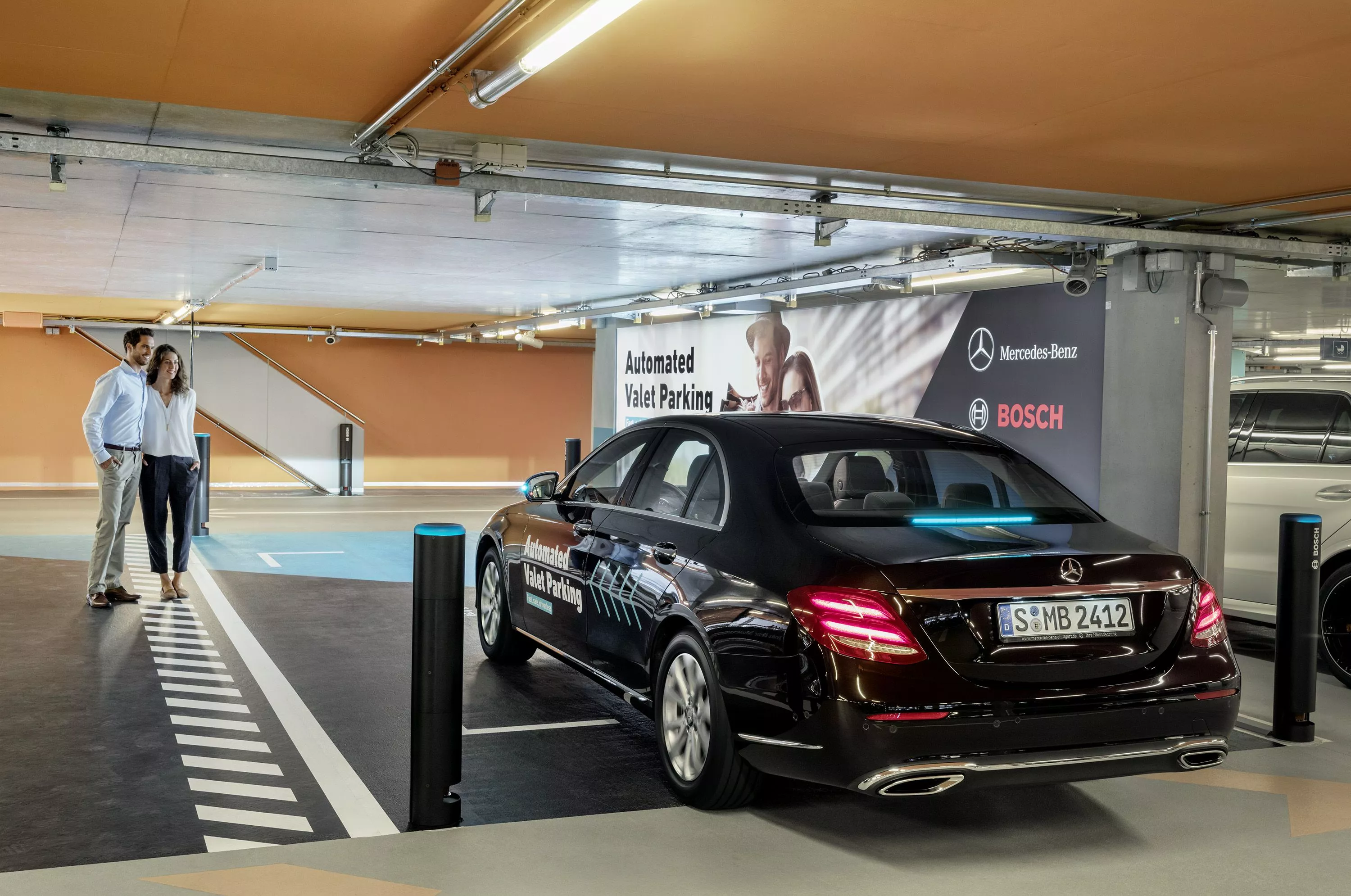 Mercedes EQS autonomer parkservice