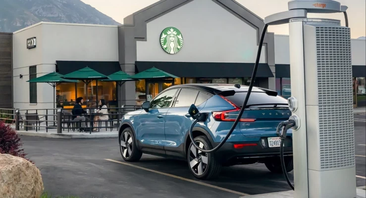 Volvo und Starbucks installieren erste EV-Ladestationen in Utah