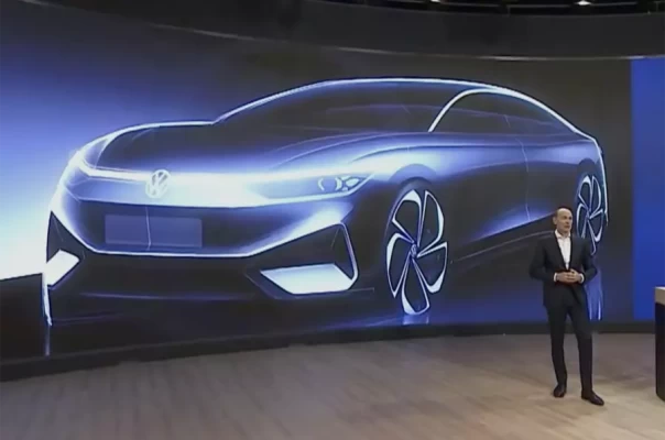 Volkswagen ID Vizzion wird im April auf der Automesse in Peking zu sehen sein