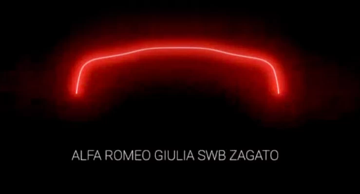 Alfa Romeo Giulia SWB Zagato zeigt seine Karosserie und den BiTurbo-V6