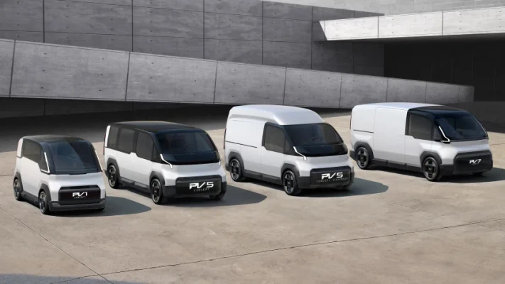 Kia PV5, PV1 und PV7 signalisieren große Pläne für den britischen Elektro-Van-Markt