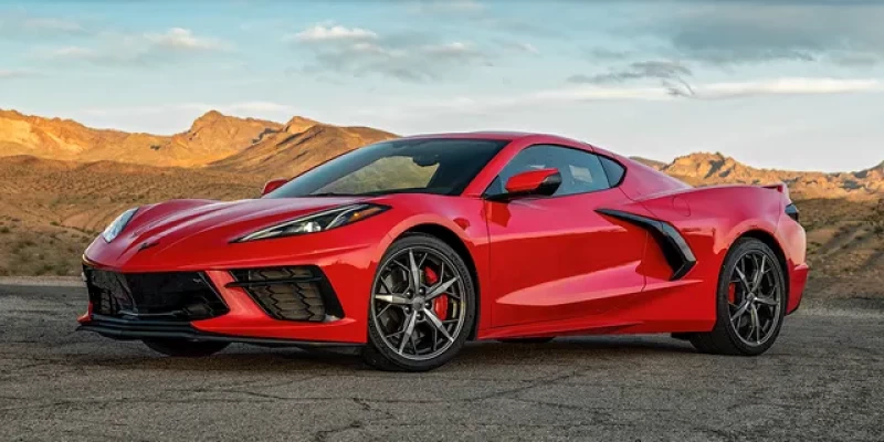 Chevrolet hat 2022 die meisten roten Corvettes verkauft