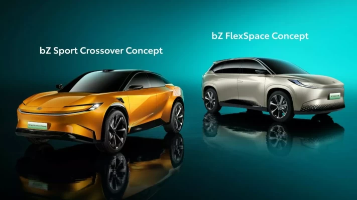 Toyota bZ Sport Crossover und FlexSpace Konzepte 